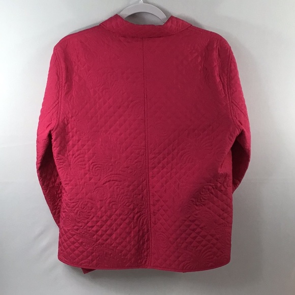 ”CHICO’S LIGHTWEIGHT ROSE QUILTED JACKET” - Picture 9 of 9